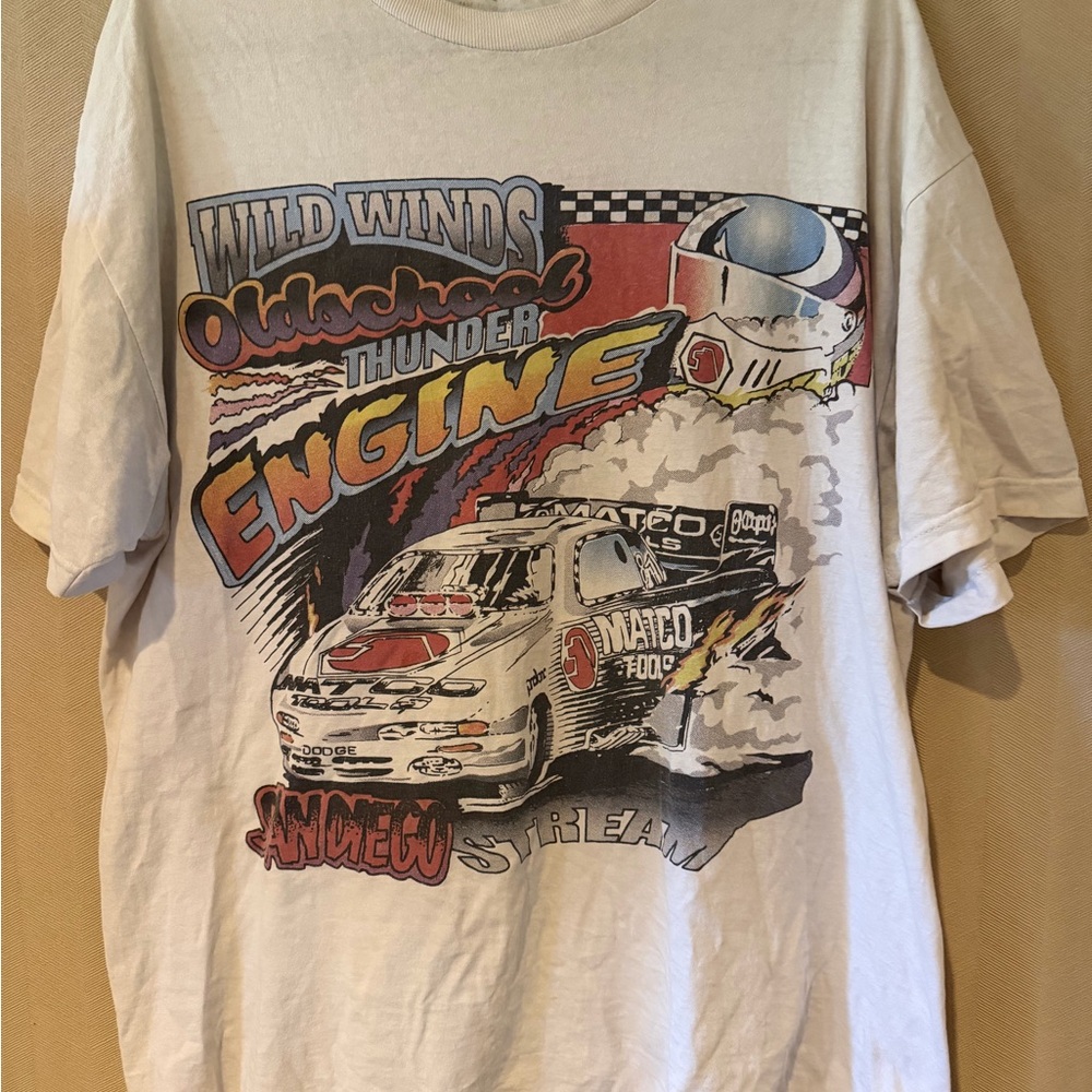Engine Graphic Short Sleeve Tee - White
